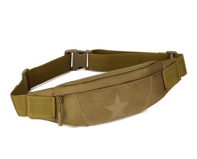 Top Men Durable Nylon Fanny Waist Pack Belt Hip Bum Military Male Famous-Bags-Bargain Bait Box-Khaki-Bargain Bait Box