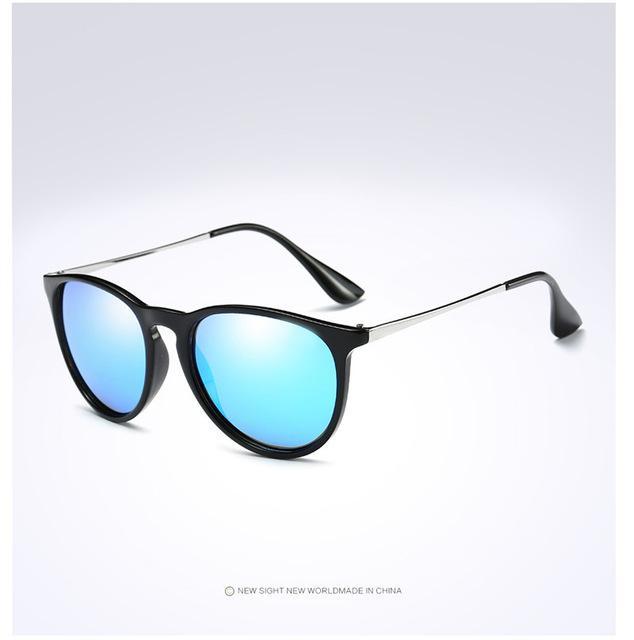 Tortoise Brown Polarized Sunglasses Womens Retro Vintage Cat Eye Sunglasses-Polarized Sunglasses-Bargain Bait Box-Black Blue-Bargain Bait Box
