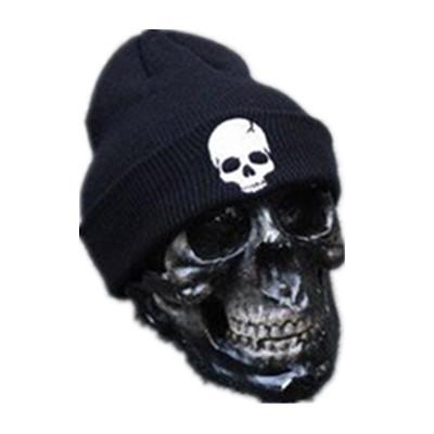 Unisex Acrylic Knit Hat Hats Skull Style Skullies &amp; Beanies For Woman And Man-Beanies-Bargain Bait Box-White-Bargain Bait Box