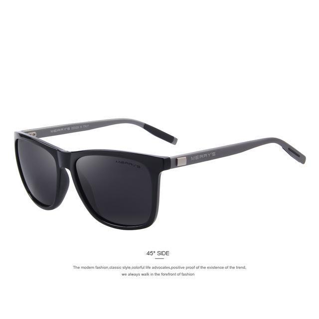 Unisex Retro Aluminum Sunglasses Polarized Lens Vintage Sun Glasses For-Polarized Sunglasses-Bargain Bait Box-C01 Black-Bargain Bait Box