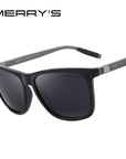 Unisex Retro Aluminum Sunglasses Polarized Lens Vintage Sun Glasses For-Polarized Sunglasses-Bargain Bait Box-C01 Black-Bargain Bait Box