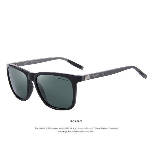 Unisex Retro Aluminum Sunglasses Polarized Lens Vintage Sun Glasses For-Polarized Sunglasses-Bargain Bait Box-C02 Green-Bargain Bait Box