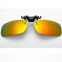 Uv400 Polarized Lens Myopia Clip On Sunglasses Men Women Night Vision Clip On-Polarized Sunglasses-Bargain Bait Box-Red-Black-Bargain Bait Box