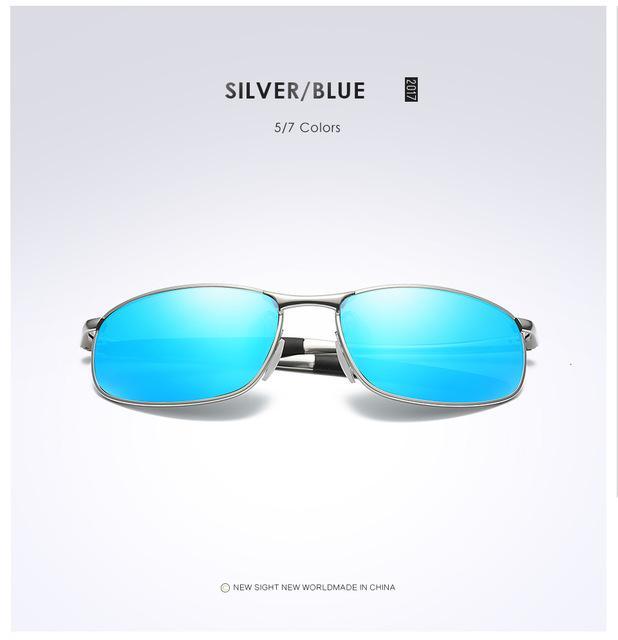 Vcka Polarized Sunglasses Men Rectangle Rectangle Sunglass Mens Driving Sun-Polarized Sunglasses-Bargain Bait Box-C5-Multi-Bargain Bait Box