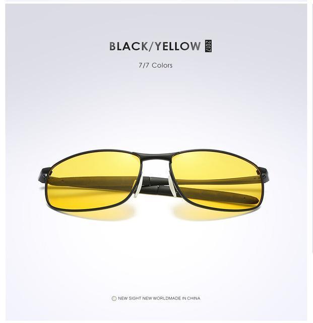 Vcka Polarized Sunglasses Men Rectangle Rectangle Sunglass Mens Driving Sun-Polarized Sunglasses-Bargain Bait Box-C7-Multi-Bargain Bait Box