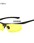 Veithdia Aluminum Magnesium Sunglasses Polarized Men Semi Rimless Coating Mirror-Polarized Sunglasses-Bargain Bait Box-yellow with box2-Bargain Bait Box