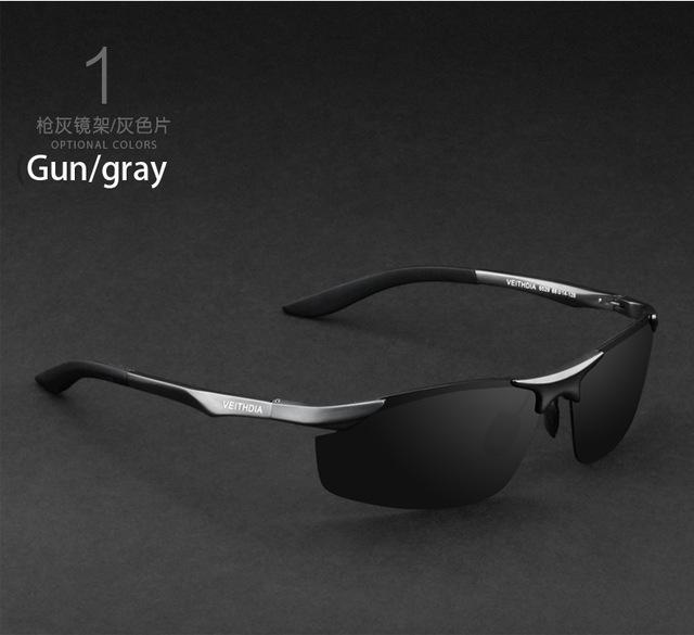 Veithdia Aluminum Polarized Sunglasses Men Sports Sun Glasses Driving Glasses-Polarized Sunglasses-Bargain Bait Box-gray with box1-Bargain Bait Box