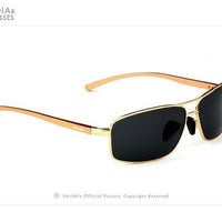 Veithdia Polarized Men'S Sunglasses Aluminum Sun Glasses Eyewear For Men-Polarized Sunglasses-Bargain Bait Box-Gold-Bargain Bait Box