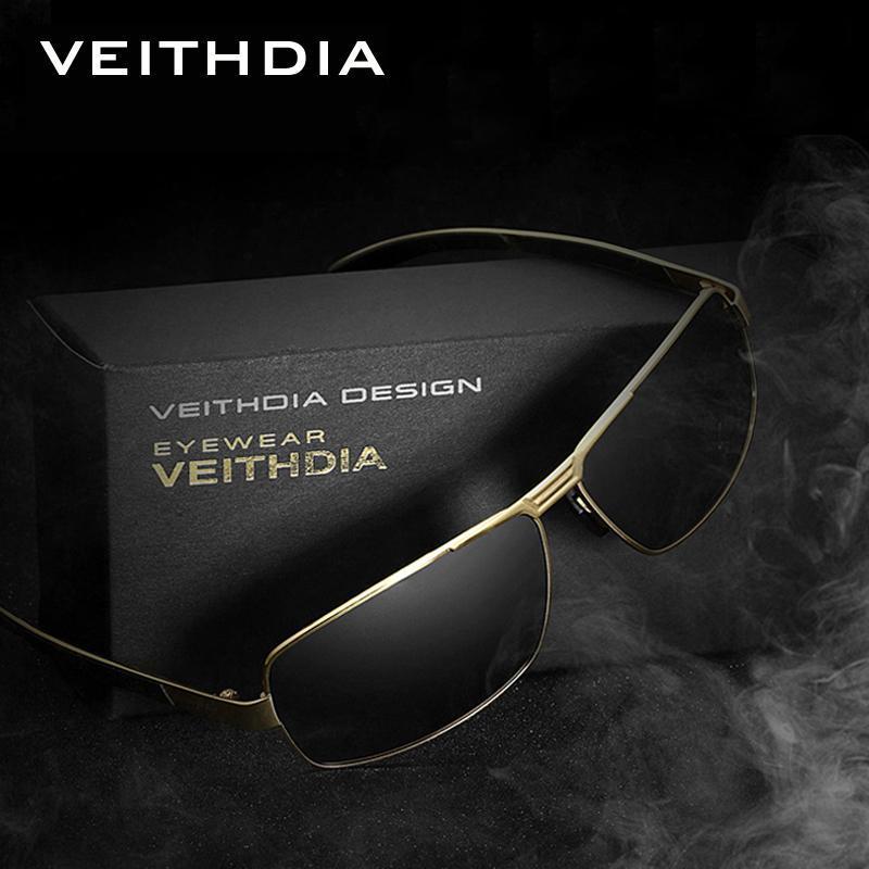 Veithdia Polarized Sunglasses Men Vintage Male Sun Glasses Gafas Oculos De Sol-Polarized Sunglasses-Bargain Bait Box-black-Bargain Bait Box