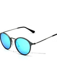 Veithdia Vintage Unisex Aviation Aluminum Round Polarized Sunglasses Men Women-Polarized Sunglasses-Bargain Bait Box-Blue with box1-Bargain Bait Box