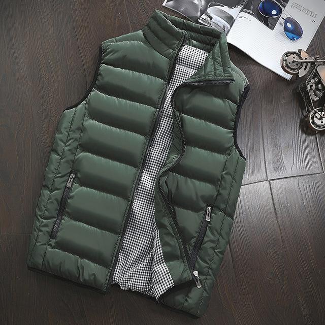 Vest Men Stylish Warm Sleeveless Waist Men&#39;S Vest Casual S Mens 10 Colors 419-Vests-Bargain Bait Box-Army Green-4XL-Bargain Bait Box