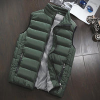 Vest Men Stylish Warm Sleeveless Waist Men'S Vest Casual S Mens 10 Colors 419-Vests-Bargain Bait Box-Army Green-4XL-Bargain Bait Box