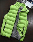 Vest Men Stylish Warm Sleeveless Waist Men'S Vest Casual S Mens 10 Colors 419-Vests-Bargain Bait Box-Green-4XL-Bargain Bait Box