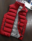 Vest Men Stylish Warm Sleeveless Waist Men'S Vest Casual S Mens 10 Colors 419-Vests-Bargain Bait Box-Red-4XL-Bargain Bait Box