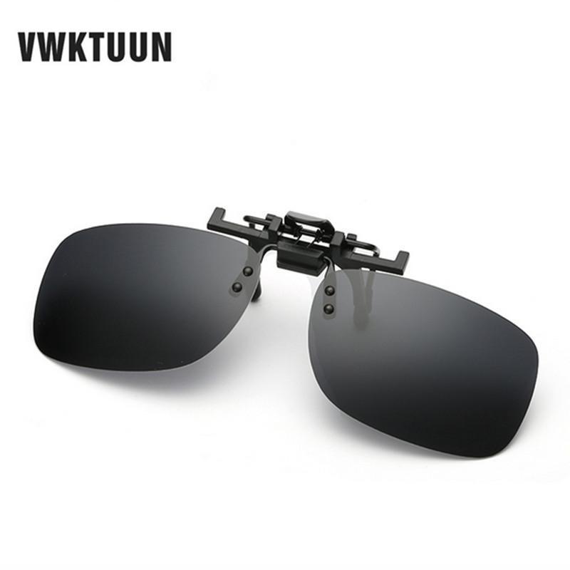 Vwktuun Square Polarized Clip On Sunglasses Women Men Oversized Sun Glasses-Polarized Sunglasses-Bargain Bait Box-Color 1-Bargain Bait Box