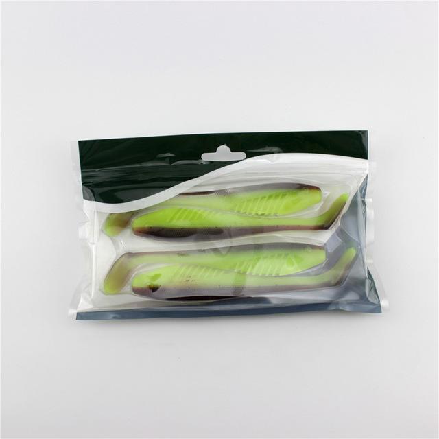 W&amp;K 13 Cm /5 Inch Soft Plastic With Paddle Tail For Musky Fishing Freshwater-Unrigged Plastic Swimbaits-Bargain Bait Box-Lum Ayu-Bargain Bait Box