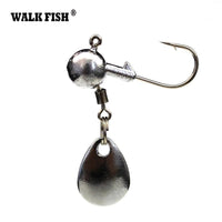 Walk Fish 5Pcs/Lot Fishing Round Shape Ball Jig Head Hook 2G 4G High Carbon-Roundhead & Specialty Jigs-Bargain Bait Box-5Pcs 2g-Bargain Bait Box