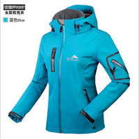 Water Resistant Waterproof Breathable Softshell Jacket Women Windbreaker Sport-Jackets-Bargain Bait Box-blue-L-Bargain Bait Box