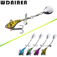 Wdairen Metal Spinner Spoon 11.5G Vib Hard Bait Fish Treble Hook Perch Tackle-Inline Spinners-Bargain Bait Box-A-Bargain Bait Box