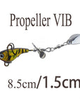 Wdairen Metal Spinner Spoon 11.5G Vib Hard Bait Fish Treble Hook Perch Tackle-Inline Spinners-Bargain Bait Box-D-Bargain Bait Box