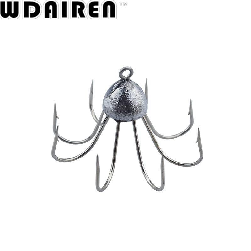Wdairen Sharp Back Weighted Worm Hook With Coil Keeper Butt Weight Hook Fr-Specialty Hooks-Bargain Bait Box-Bargain Bait Box