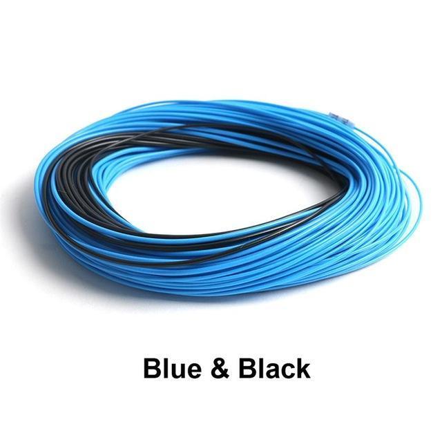 Weight Forward Floating Fly Fishing Line With Sinking Tip 100Ft Multy Size To-Fly Fishing Lines & Backing-Bargain Bait Box-Blue and Black-4.0-Bargain Bait Box