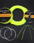 Wf2/3/4/5/6/7/8/9F Fly Fishing Line Combo Weight Forward Floating Fly Line-Fly Fishing Lines & Backing-Bargain Bait Box-Yellow-2.0-Bargain Bait Box