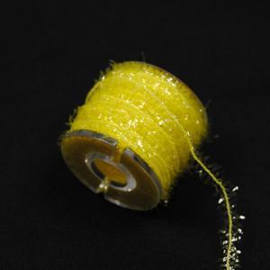 Wifero 1Pc 12 Color Fly Tying Material Genuine Rabbit Fur Strip For Fly Tying-Fly Tying Materials-Bargain Bait Box-Yellow-Bargain Bait Box