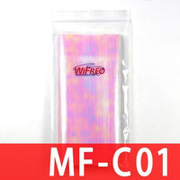 Wifreo 15Cmx110Cm Metalic Holographic Flash Film Mesh Back Durable Sabiki Fish-Holographic Stickers-Bargain Bait Box-1BAG MFC01-Bargain Bait Box