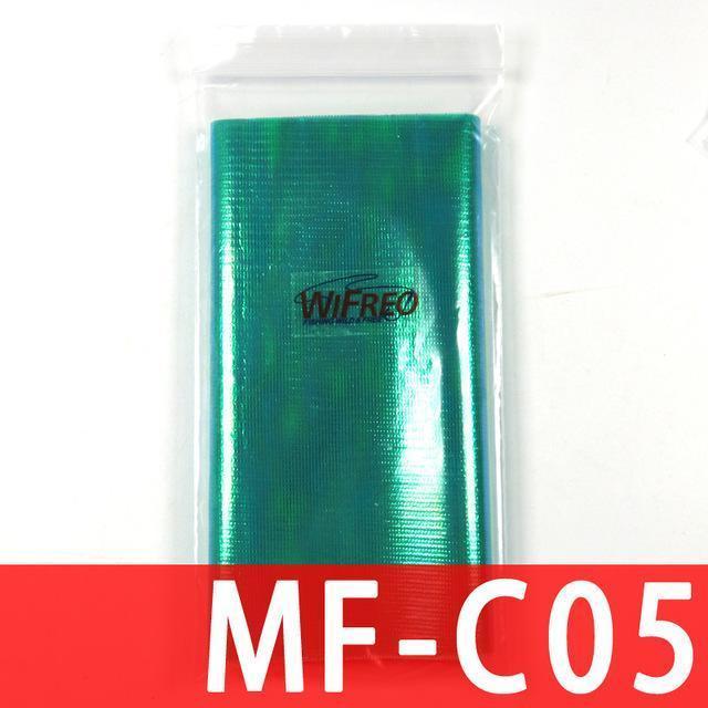 Wifreo 15Cmx110Cm Metalic Holographic Flash Film Mesh Back Durable Sabiki Fish-Holographic Stickers-Bargain Bait Box-1BAG MFC05-Bargain Bait Box
