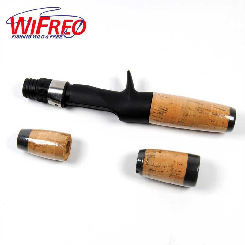Wifreo 1Set Soft Cork Split Grip Rod Handle Baitcast Fishing Rod Building And-Fishing Rod Handles &amp; Grips-Bargain Bait Box-Bargain Bait Box