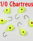 Wifreo 6Pcs Foam Popper Head With Hook Floating Popper Lure Tying Material-Top Water Baits-Bargain Bait Box-6pcs large chartreus-Bargain Bait Box