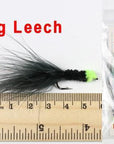 Wifreo 6Pcs Trout Fly Fishing Flies Streamer Fly Muddler Egg Leech Peacock-Flies-Bargain Bait Box-bead head nymph-Bargain Bait Box