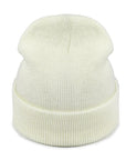 Women Hat Solid Knitted Beanie Hats For Women Mens Ladies Unisex Bone Cotton-Beanies-Bargain Bait Box-Milk-Bargain Bait Box