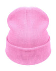 Women Hat Solid Knitted Beanie Hats For Women Mens Ladies Unisex Bone Cotton-Beanies-Bargain Bait Box-Pink-Bargain Bait Box
