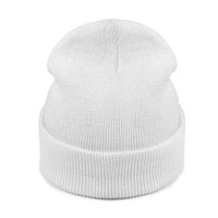 Women Hat Solid Knitted Beanie Hats For Women Mens Ladies Unisex Bone Cotton-Beanies-Bargain Bait Box-white-Bargain Bait Box