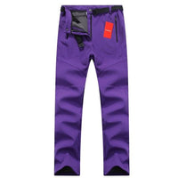 Women Thick Warm Pants Fishing Camping Hiking Skiing Waterproof Windproof-Pants-Bargain Bait Box-Purple-S-Bargain Bait Box