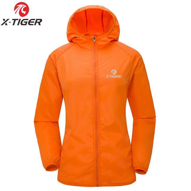 X-Tiger Unisex Rain Coat Jersey Multi Jacket Waterproof Windproof Ciclismo Mtb-Rain Coats-Bargain Bait Box-Orange-S-Bargain Bait Box