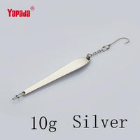 Yapada Ice Fishing 507 Chopsticks 10G /14G Bkk Hook 73Mm/82Mm Multicolor Metal-Jigging Spoons-Bargain Bait Box-Silver 10g-Bargain Bait Box