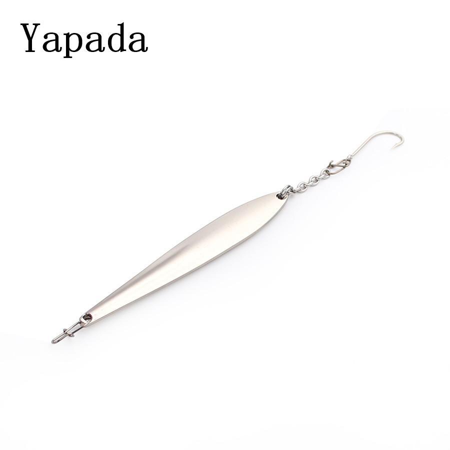 Yapada Ice Fishing Baits 10G 80Mm Metal Jig Lures Spoon Bass Fishing-Jigging Spoons-Bargain Bait Box-10g Silver-Bargain Bait Box