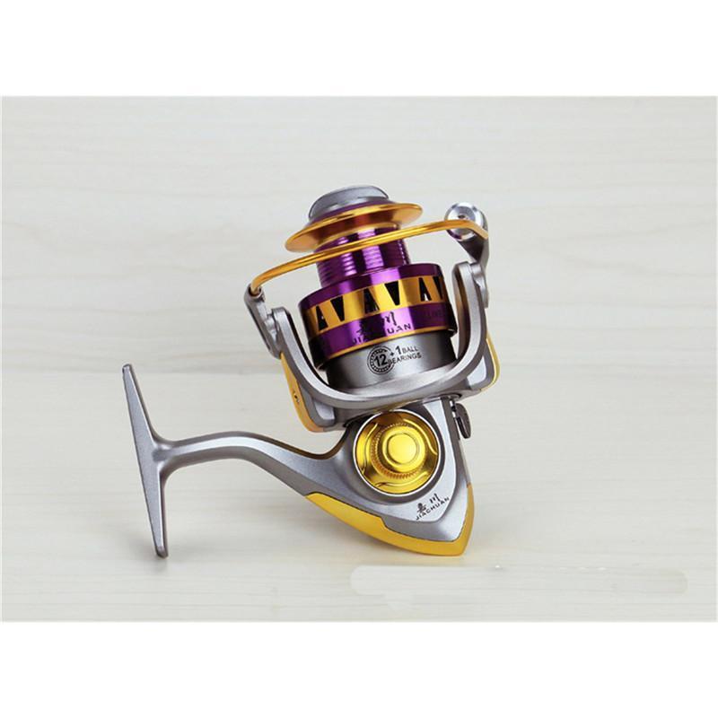 Yumoshi Fishing Reel Baitcasting Easy Carry Hand Metal Spool Spinning Wheels-Spinning Reels-johny1688 Store-1000 Series-Bargain Bait Box
