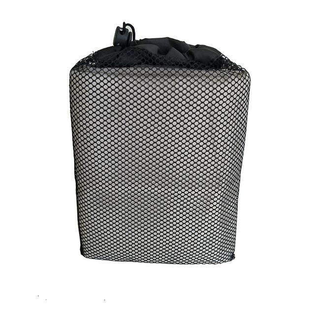 Zipsoft Beach Towel Microfiber Fabric Quick Drying S Sports Swimming Camping-Fishing Towels &amp; Wipes-Bargain Bait Box-Grey with mesh bag-35x75cm-Russia-Bargain Bait Box