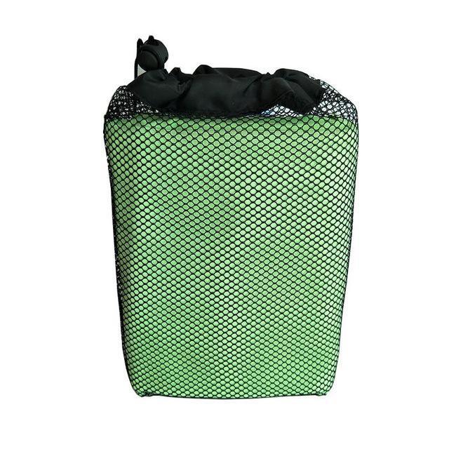 Zipsoft Beach Towel Microfiber Fabric Quick Drying S Sports Swimming Camping-Fishing Towels &amp; Wipes-Bargain Bait Box-Light Green mesh bag-35x75cm-Russia-Bargain Bait Box