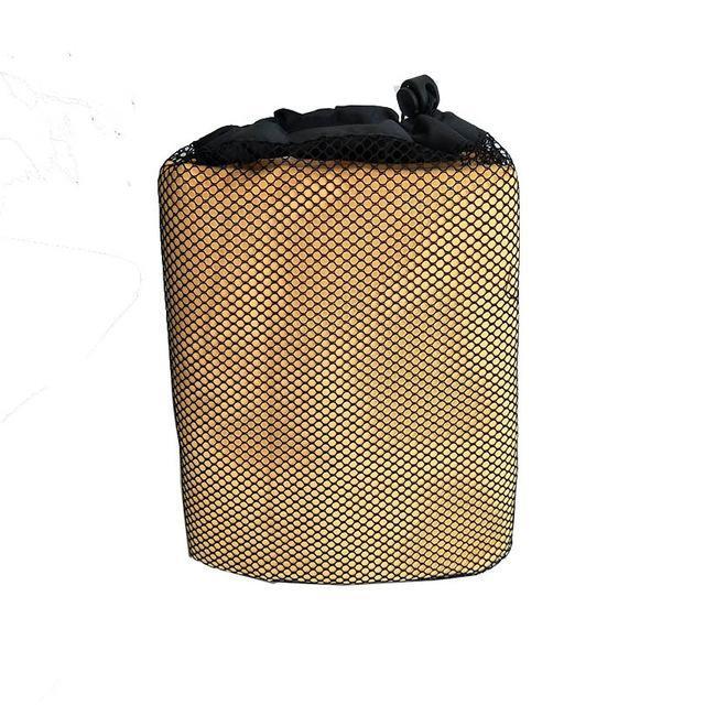 Zipsoft Beach Towel Microfiber Fabric Quick Drying S Sports Swimming Camping-Fishing Towels &amp; Wipes-Bargain Bait Box-Yellow with mesh bag-35x75cm-Russia-Bargain Bait Box