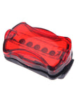 A Set Waterproof 5 Led Lamp Bike Bicycle Front Head Light + Rear Safety-Footprints Store-Bargain Bait Box