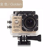 Action Camera Gopro Hero 4 Stlye Full Hd 1080P 30Fps Novatek96655 Wifi-Action Cameras-Oakes-White-Standard-Bargain Bait Box