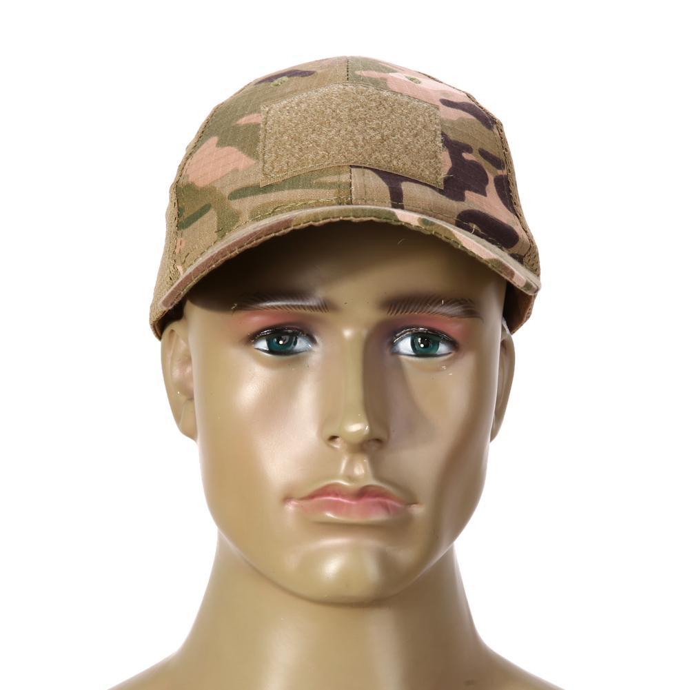 Adjustable Camouflage Unisex Tactical Hat Army Hiking Male Hats Summer Camping-easygoing4-Black-Bargain Bait Box