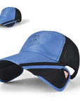 Adjustable Fishing Caps Outdoor Sports Men'S Fishing Hats Travel Mountain-MoeTron Store-Blue-Bargain Bait Box