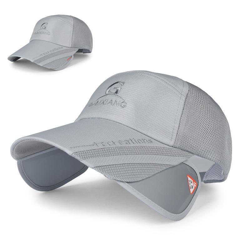 Adjustable Fishing Caps Outdoor Sports Men&#39;S Fishing Hats Travel Mountain-MoeTron Store-Navy-Bargain Bait Box