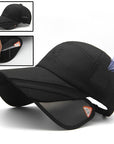 Adjustable Fishing Caps Outdoor Sports Men'S Fishing Hats Travel Mountain-MoeTron Store-Navy-Bargain Bait Box